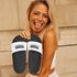 Badeschlappen mit Spruch Ich muss tanzen Badelatschen Unisex Bedruckt Festival Party Accessoires Herren Damen Badeschuhe Moonworks®preview