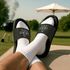 Badeschlappen mit Spruch Lächle du kannst sie nicht alle töten Sarkasmus Statement Badeschuhe Männer Frauen Moonworks®preview
