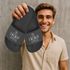 Badeschlappen mit Spruch Lächle du kannst sie nicht alle töten Sarkasmus Statement Badeschuhe Männer Frauen Moonworks®preview