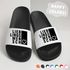 Badeschlappen mit Spruch Lieblingsmensch Badelatschen Unisex Herren Damen Badeschuhe Geschenk für Partner Familie Freunde Moonworks®preview