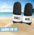 Badeschlappen mit Spruch Lustig Chill Mal Badelatschen Relax Unisex mit Aufdruck Herren Damen Badeschuhe Moonworks®preview