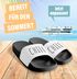 Badeschlappen mit Spruch Lustig Chill Mal Badelatschen Relax Unisex mit Aufdruck Herren Damen Badeschuhe Moonworks®preview