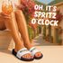 Badeschlappen mit Spruch Lustig Leben auf der Aperolspur Badelatschen Damen Sommer Getränk Spritz Aufdruck bedruckt Moonworks®preview