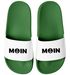 Badeschlappen Moin Aufdruck Anker Logo Badelatschen Unisex Herren Damen Badeschuhe Männer Frauen Urlaubsgadget Moonworks®preview