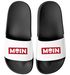 Badeschlappen Moin Totenkopf für Herren und Damen Unisex Badelatschen Sommersandalen Lustig  für Strand, Sauna & Urlaub Moonworks®preview
