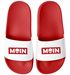 Badeschlappen Moin Totenkopf für Herren und Damen Unisex Badelatschen Sommersandalen Lustig  für Strand, Sauna & Urlaub Moonworks®preview