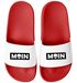 Badeschlappen Moin Totenkopf für Herren und Damen Unisex Badelatschen Sommersandalen Lustig  für Strand, Sauna & Urlaub Moonworks®preview