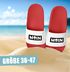 Badeschlappen Moin Totenkopf für Herren und Damen Unisex Badelatschen Sommersandalen Lustig  für Strand, Sauna & Urlaub Moonworks®preview