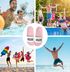 Badeschlappen Moin Totenkopf für Herren und Damen Unisex Badelatschen Sommersandalen Lustig  für Strand, Sauna & Urlaub Moonworks®preview