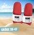 Badeschlappen personalisiert mit Name Letten Unisex Herren Damen Badeschuhe lustiges Geschenk mit Wunschname Moonworks®preview