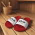 Badeschlappen personalisiert mit Namen | Lustige BBQ-Slides für Männer Papas Grillfans | Witziges Geschenk Vatertag Gartenparty Moonworks®preview