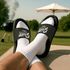 Badeschlappen personalisiert mit Namen | Lustige BBQ-Slides für Männer Papas Grillfans | Witziges Geschenk Vatertag Gartenparty Moonworks®preview