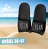 Badeschlappen Spruch Kein Plan Badelatschen Unisex mit Aufdruck Lustig Herren Damen Badeschuhe Urlaub Gadget Moonworks®preview