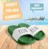 Badeschlappen Spruch Kein Plan Badelatschen Unisex mit Aufdruck Lustig Herren Damen Badeschuhe Urlaub Gadget Moonworks®preview