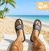 Badeschlappen Spruch Lustig  Der tut nich der will nur Bier Badelatschen Aufdruck Herren Umisex Badeschuhe Moonworks®preview