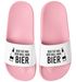 Badeschlappen Spruch Lustig  Der tut nich der will nur Bier Badelatschen Aufdruck Herren Umisex Badeschuhe Moonworks®preview
