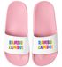Badeschlappen Spruch lustig Rambo Zambo Party Gadget Badelatschen Unisex Herren Damen Badeschuhe Uralubszubehör Moonworks®preview