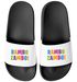 Badeschlappen Spruch lustig Rambo Zambo Party Gadget Badelatschen Unisex Herren Damen Badeschuhe Uralubszubehör Moonworks®preview