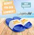 Badeschlappen Spruch Saufi Letten Badelatschen Unisex Urlaub Gadget Camping Malle JGA Herren Badeschuhe Moonworks®preview