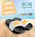Badeschlappen Spruch Saufi Letten Badelatschen Unisex Urlaub Gadget Camping Malle JGA Herren Badeschuhe Moonworks®preview