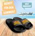 Badeschlappen Spruch Saufi Letten Badelatschen Unisex Urlaub Gadget Camping Malle JGA Herren Badeschuhe Moonworks®preview