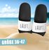 Badeschlappen Unisex mit Aufdruck Läuft Herren Damen Badeschuhe Männer Frauen Urlaub Accessoires Moonworks®preview