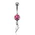 Bauchnabelpiercing Blitz Lightning Zirkonia Kristall Autiga®preview