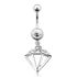 Bauchnabelpiercing Diamant Diamond Zirkonia Kristall Autiga®preview