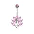 Bauchnabelpiercing Piercing Pfau Peacock Kristalle Nabelpiercing Bananabell Autiga®preview