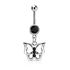 Bauchnabelpiercing Schmetterling Butterfly Zirkonia Kristall Autiga®preview