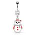 Bauchnabelpiercing Schneemann Anhänger Weihnachten Snowman Autiga®preview