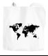 Baumwolltasche Weltkarte World Map Stoffbeutel Jutebeutel Baumwollbeutel Autiga®preview