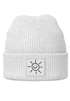 Beanie Patch Smile Sonne Aufdruck Positive Vibes Print Wintermütze Strickmütze Streetstyle Neverless® preview