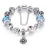 Bettelarmband Beads-Armband Schmuck-Armband Beads Anhänger Blume Rose Herz Stern versilbert Autiga®preview