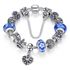 Bettelarmband Beads-Armband Schmuck-Armband Beads Anhänger Herz Krone Anker versilbert Autiga®preview