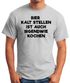 Bier kaltstellen ist auch irgendwie kochen Shirt Herren Moonworks®preview