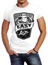 Biker Herren T-Shirt Easy Rider - Born To Ride Slim Fit Neverless®preview