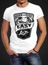 Biker Herren T-Shirt Easy Rider - Born To Ride Slim Fit Neverless®preview