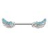 Brustwarzen Piercing Nippelpiercing Brustpiercing Flügel Wings Angel Straight Barbellpreview