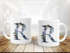 Buchstaben-Tasse "{style_variation_string}" Tasse mit Buchstabe Alphabet Monogramm Watercolor gezeichnet Kaffeetasse Autiga®preview