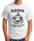 Buddha - Gefangen im Körper eines Gottes Herren T-Shirt Fun-Shirt Moonworks®preview