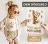 Bügelbilder Set für Kinder Waldtiere Personalisiert Tiermotive Wunschname Patches zum Aufbügeln auf Textilien Moonworks®preview