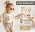 Bügelbilder Set für Kinder Waldtiere Personalisiert Tiermotive Wunschname Patches zum Aufbügeln auf Textilien Moonworks®preview