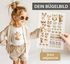 Bügelbilder Set für Kinder Waldtiere Personalisiert Tiermotive Wunschname Patches zum Aufbügeln auf Textilien Moonworks®preview