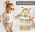 Bügelbilder-Set für Kinder Wilde Tiere Safari Personalisiert Wunschname Patches zum Aufbügeln auf Textilien Moonworks®preview