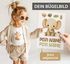 Bügelbilder-Set für Kinder Wilde Tiere Safari Personalisiert Wunschname Patches zum Aufbügeln auf Textilien Moonworks®preview