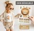 Bügelbilder-Set für Kinder Wilde Tiere Safari Personalisiert Wunschname Patches zum Aufbügeln auf Textilien Moonworks®preview