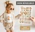 Bügelbilder-Set für Kinder Wilde Tiere Safari Personalisiert Wunschname Patches zum Aufbügeln auf Textilien Moonworks®preview