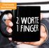 Büro-Tasse 2 Worte 1 Finger Spruchtasse Kaffeetasse MoonWorks® preview