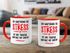 Büro-Tasse der Hauptgrund für Stress ist der tägliche Kontakt mit Idioten Kaffeetasse Teetasse Keramiktasse MoonWorks®preview